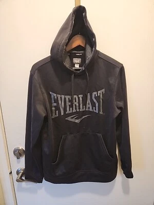 Everlast 运动男孩黑色连帽衫长袖套衫标志拳击 2-缺陷  — 第 1/4 张图片