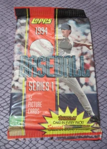 TOPPS 1994 Baseball Series 1 *SIGILLATO * 12 carte *TOPPSGOLD *Chance TOPPSBLACKGOLD - Foto 1 di 3