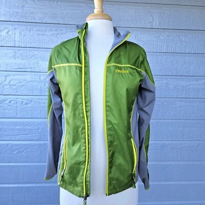 Marmot Girls (Youth) XL Jacket Green Lime Logo / Stretchy Back - Image 1 of 4