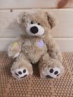 Build A Bear Workshop Patchwork Patches Brown Teddy Bear Plush 16"  Tan Brown