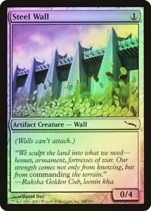 Steel Wall FOIL Mirrodin MtG LP - Picture 1 of 1