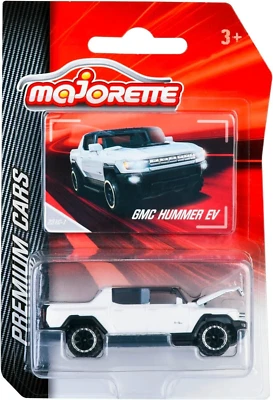 Majorette Premium Serie GMC Hummer EV metallo bianco pressofuso 1/70 blister - Immagine 1 di 4
