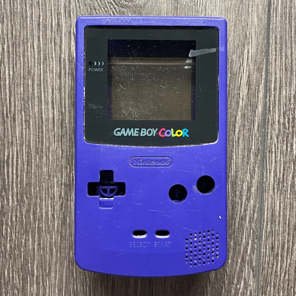 Gameboy Color GBC OEM Original Replacement Shell w/ Battery Cover Purple Indigo - Image 1 of 4