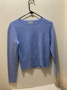 Pure Collection 100% Kaschmir Pullover Pulli Pulli Blau Gr. 4 - Bild 1 von 6