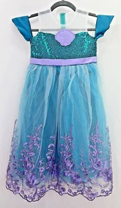 Ariel Little Mermaid Halloween Fancy Costume Princess Dress - 6T/130cm - NEW - Picture 1 of 6