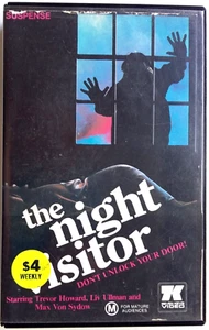The Night Visitor VHS Tape Horror Thriller Ex-Rental Large Box Super Rare - Picture 1 of 8