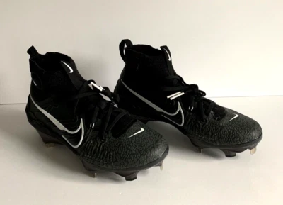 Chuteiras de beisebol Nike Alpha Huarache NXT masculinas DJ6517-010 preto cinza metal tamanho 7.5 - Imagem 1 de 4