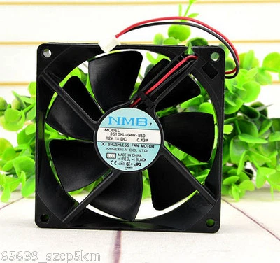 NMB DC Brushless Motor Fan 3610KL-04W-B50 2PIN 92X92X25MM CASE Cooling Fan - Image 1 of 3