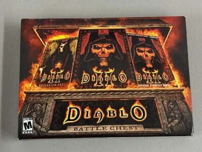 Diablo Battle Chest Sealed Blizzard Strategy RPG Set Diablo II Expansion Guide - Image 1 of 4