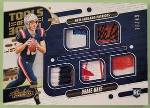 2024 Panini Assoluti Strumenti Del Mestiere DRAKE MAYE RC 5 Patch 18/49 - Foto 1 di 2