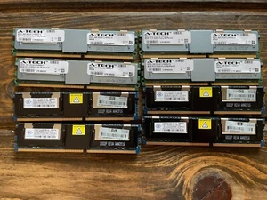 48GB (4x 4GB, 4x 8GB) PC2-5300 Fully Buffered Server Memory RAM - Picture 1 of 3