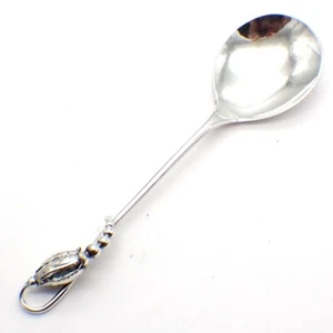 Blossom Jelly or Sugar Spoon Georg Jensen N84 Sterling Silver Denmark - Picture 1 of 4