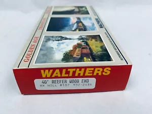 Walthers 932-2484 HO 40' Reefer Wood End Brook Hill #107 VERSIEGELT - Bild 1 von 2