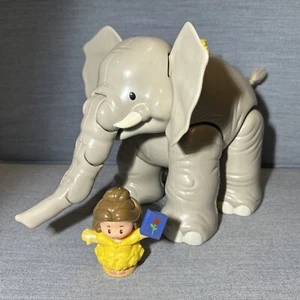Fisher Price 2014 Little People Big Animal Zoo Elephant w/Sounds Disney Princess - Picture 1 of 11
