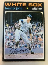 1971 Topps Tommy John Chicago White Sox #520 Vintage Baseball Card Gr8 Looking