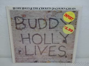 BUDDY HOLLY 20 Golden Greats SEALED 1980 New Zealand NZ LP MCA Records BH20 - Picture 1 of 2