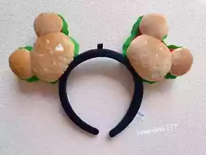 Resort Hamburger Mickey Minnie Ears Headband - Picture 1 of 3