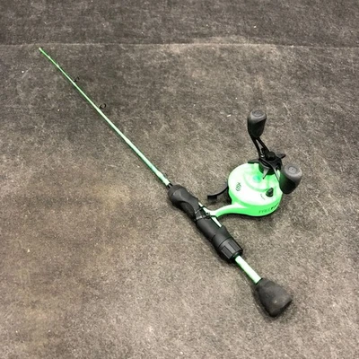 13 FISHING Combo Freefall Ghost Radioactive Pickle Ice Reel & Tickle Stick Rod* - Image 1 of 4