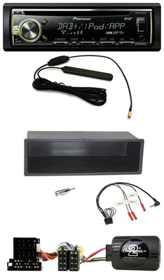 Pioneer MP3 USB CD DAB Lenkrad Autoradio für VW Passat Golf IV Polo schwarz - Bild 1 von 4