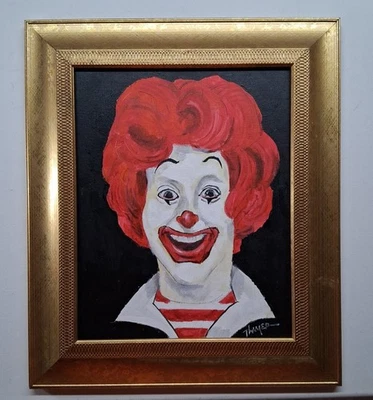 Оригинальная рамка для живописи Рональда Макдональда народное искусство K. Thayer Art уникальная McdonaldLand - Изображение 1 из 4