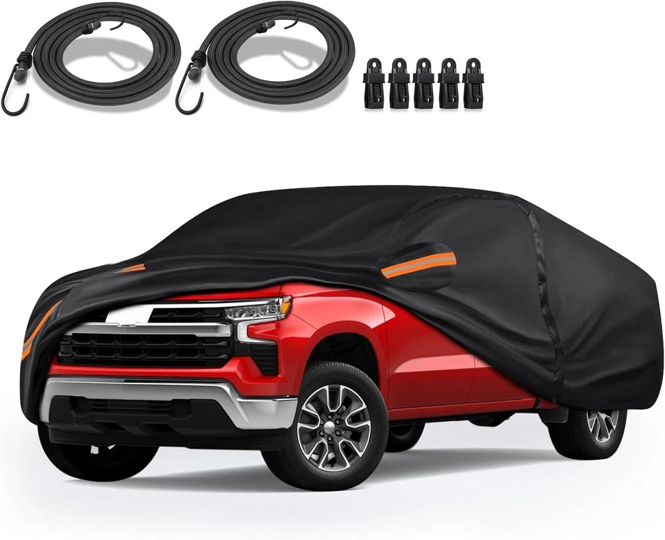 16 Layers Car Covers Truck/pickup For 2004-2024 Chevy Silverado 1500 Accessory — 第 1/4 张图片