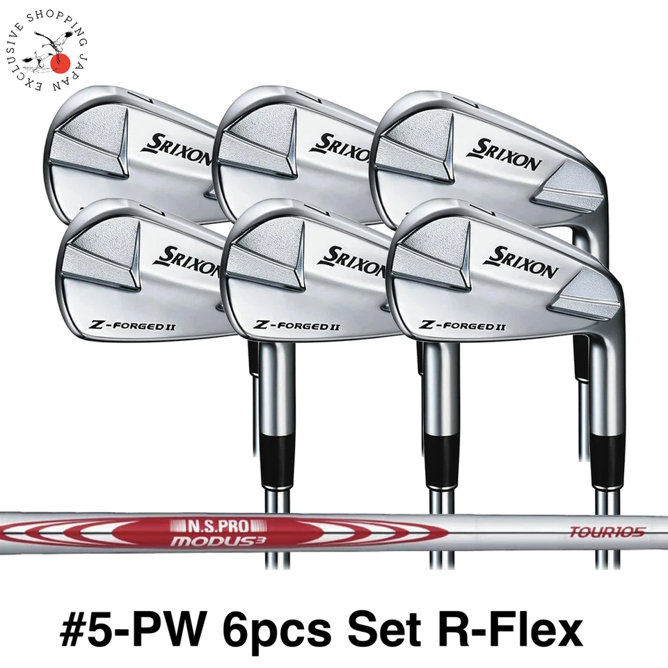 Dunlop SRIXON Z-Forged Ⅱ Iron Set #5-9,PW 6p Club MODUS3 TOUR 105 Steel R-Flex - Image 1 of 4