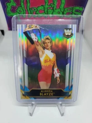 Alundra Blayze 2020 WWE Topps Chrome Legends Insert Refractor Card - Image 1 of 4