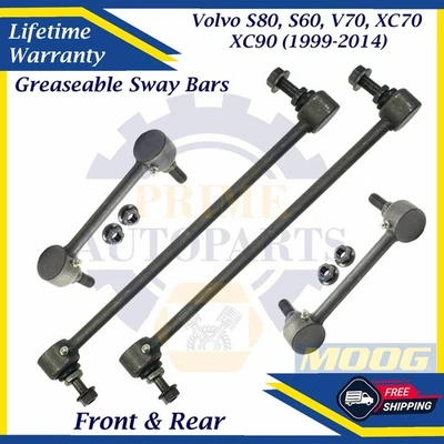 MOOG OEM Front & Rear Sway Bar Links For 1999-2014 Volvo S60/S80/V70/XC70/XC90 - Image 1 of 4