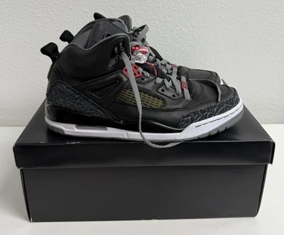 Nike Air Jordan Spizike Black Varsity Red Cement Grey Mens Size 11 Mars - Image 1 of 4