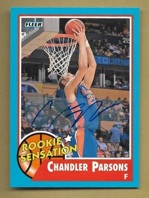 CHANDLER PARSONS 2011-12 FLEER RETRO ROOKIE RC AUTOGRAPH AUTO #74 OF 83 FLORIDA - Image 1 of 2