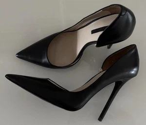 Tacones altos Zara d’orsay 40 negro. Rareza. Raro. - Imagen 1 de 8