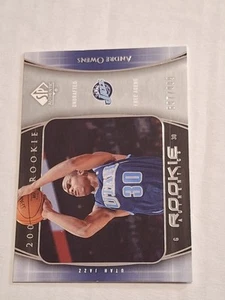 Tarjeta de novato Andre Owens 2005 cubierta superior SP NBA RC/999 #156 UTAH JAZZ HOUSTON - Imagen 1 de 2