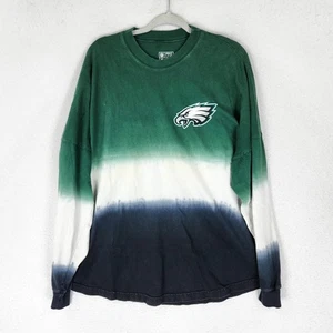 Philadelphia Eagles Shirt Mens Medium Green Tie Dye Super Bowl 52 Fanatics NFL - Picture 1 of 10