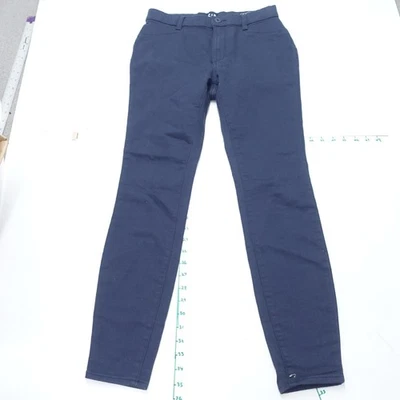 Pantalones chinos Gap para mujer 4 azul marino algodón elástico sarga ajustados uso diario Foto 1 de 4