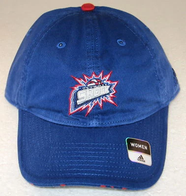 WNBA Detroit Shock Blue Women's Adjustable Slouch Hat By adidas - Image 1 of 3