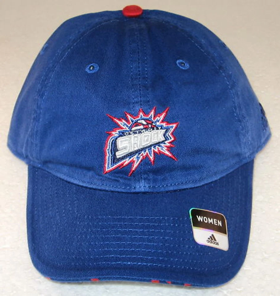 WNBA Detroit Shock Blue Women's Adjustable Slouch Hat By adidas - Image 1 of 3
