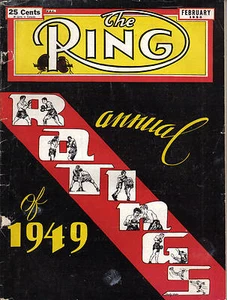 1950 (Feb.),The Ring, boxing, magazine, Annual Ratings of 1949 - Picture 1 of 1