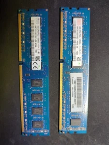 2 X HYNIX 4GB DDR3 PC3-12800U DESKTOP RAM PC MEMORY - 8GB TOTAL FREE POSTAGE - Picture 1 of 2
