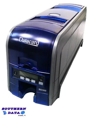 Datacard SD360 PX30 Dual Side ID Card Badge PrinterW/POWER SUPPLY - Image 1 of 4