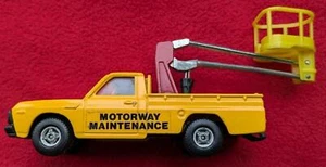 Corgi Mazda B1600 Pickup Motorway Maintenance Cherry Picker Diecast Model Car - Picture 1 of 5