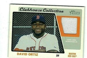 CAMISETA USADA DAVID ORTIZ 2015 TOPPS HERENCIA COLECCIÓN CLUBHOUSE JUEGO - Imagen 1 de 1