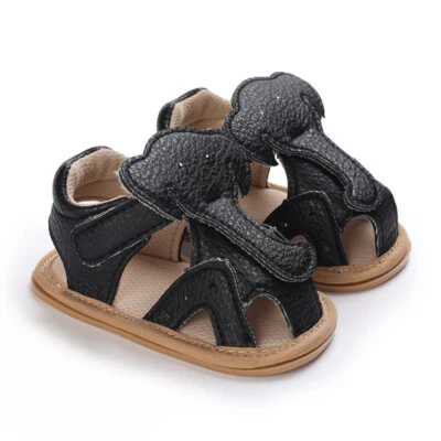 Infant Baby Girl Boy Sandals  Summer Outdoor Casual Beach Shoes with Elephants - Image 1 of 4