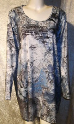 MIA MODA  NIETEN  BI STRETCH TUNIKA SHIRT Gr. 48 50 - Bild 1 von 2