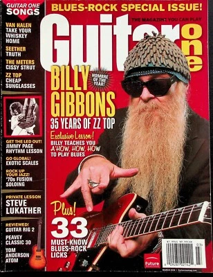 Guitar One Magazine Billy Gibbons Blues Rock Special Issue March 2006 Guitar Tab - Image 1 of 4