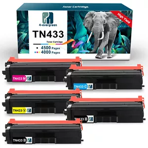 Toner Cartridges for Brother TN433 TN436 HL-L8260cdw HL-L8360cdw MFC-L8610cdw - Picture 1 of 12