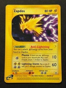 Zapdos | Aquapolis | Regular | Rare | 44/147 | 2003 - Picture 1 of 3