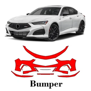 Front bumper PreCut PPF Paint Protection Film For Acura TLX Type S 2024-2025 - Picture 1 of 6