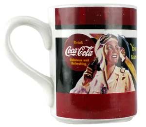 Coca Cola Vintage Coffee Mug "Your Thirst Has Wings" - Bild 1 von 3