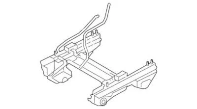 Cojín de asiento trasero genuino Ford Lincoln MKT 2010-2011 AE9Z-74606A50-M Foto 1 de 2