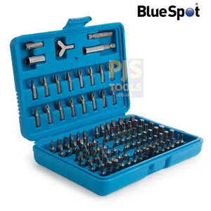 Blue Spot 14153 100tlg Sicherheits-Schraubendreher-Bit-Set PH, PZ, Schlitz, TX, Sechskant, Spline - Bild 1 von 1